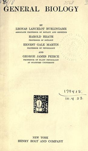 General biology