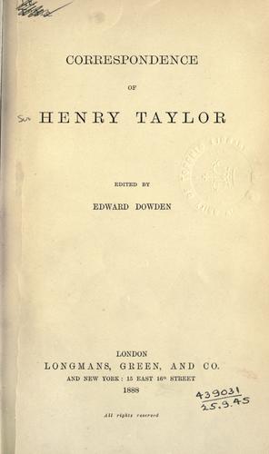 Correspondence