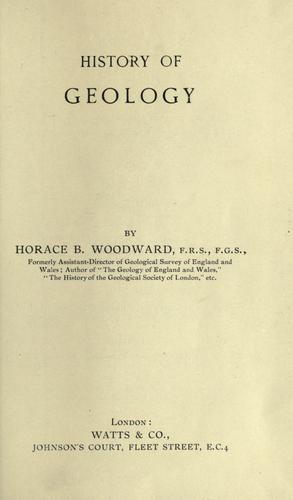History of geology