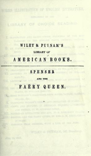 Spenser and the Faery queen