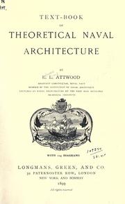 Text-book of theoretical naval architecture