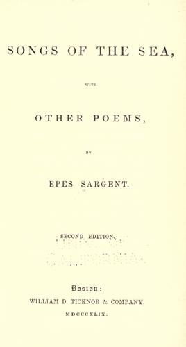 Songs of the sea