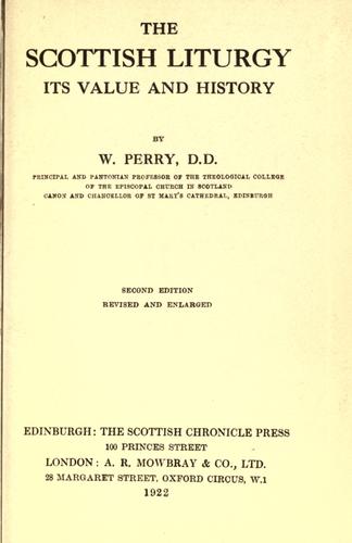 The Scottish Liturgy
