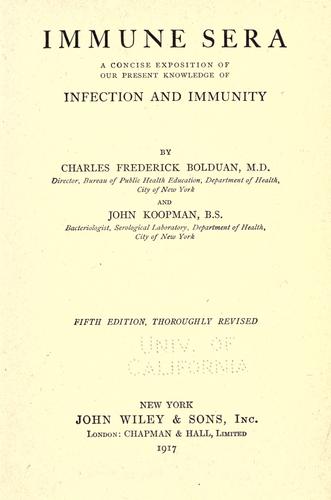 Immune sera