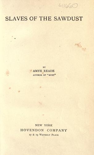 Slaves of the sawdust [a story]