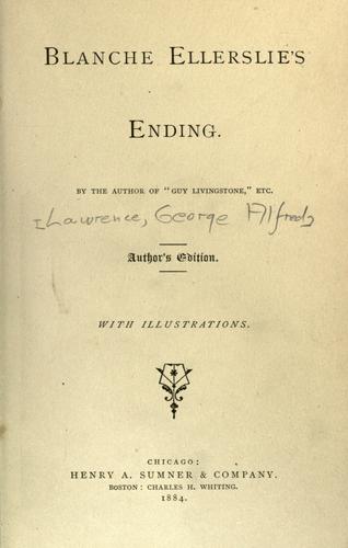 Blanche Ellerslie's ending