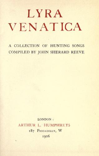 Lyra venatica