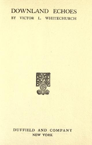 Downland echoes