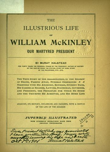 The illustrious life of William McKinley
