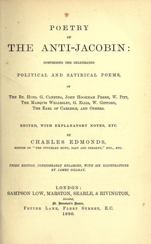 Poetry of the anti-Jacobin