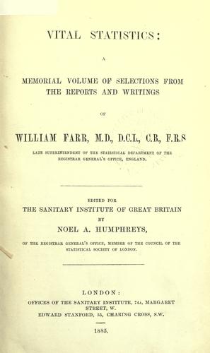 Vital statistics