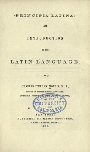 Principia latina