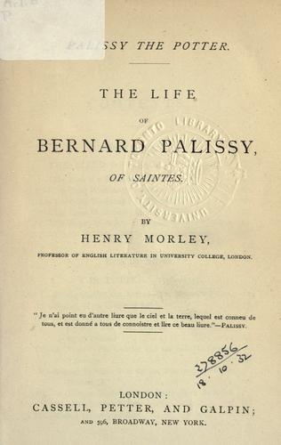 Palissy the potter