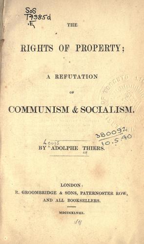 The rights of property