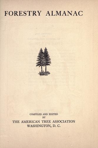 Forestry almanac
