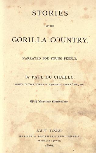 Stories of the gorilla country