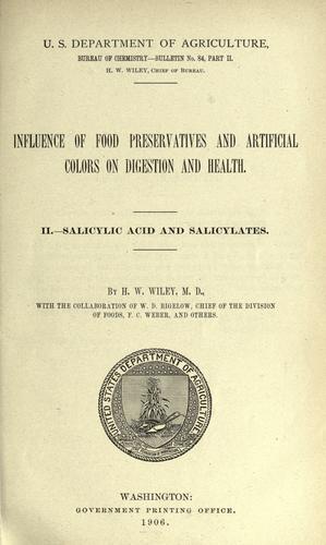 Influence of food preservatives and artificial colors on digestion and health