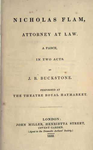 Nicholas Flam, attorney at law