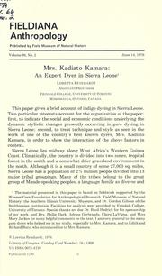 Mrs. Kadiato Kamara