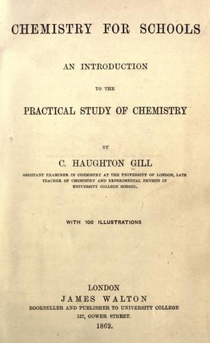 Chemistry for schools
