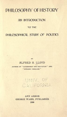 Philosophy of history