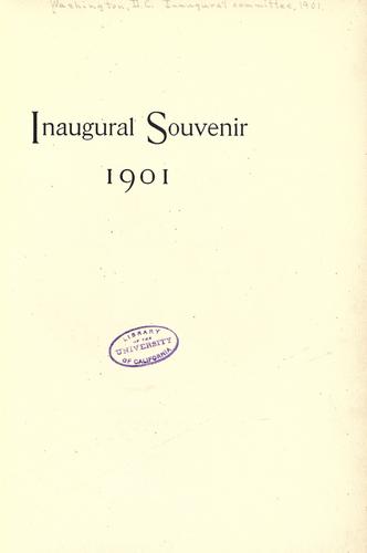 Inaugural souvenir, 1901