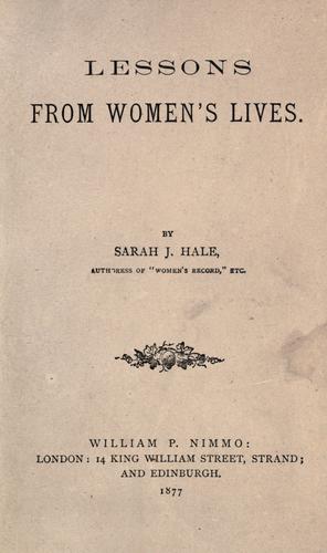 Lessons from women's lives