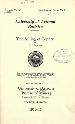 The selling of copper, 1916-17
