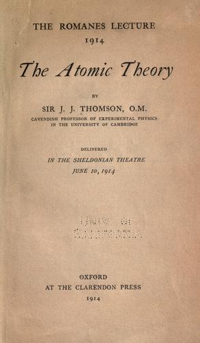The atomic theory