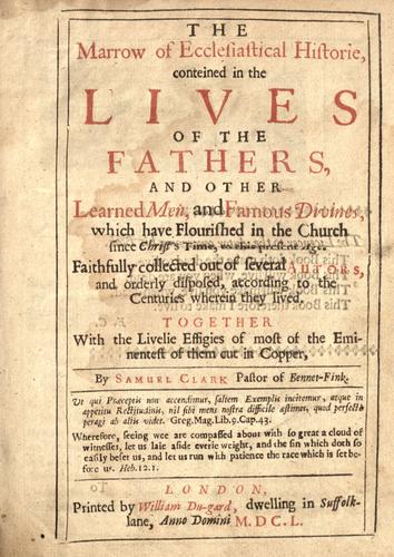 The marrow of ecclesiastical historie