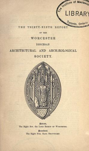 Some passages in the early history of Evesham Abbey