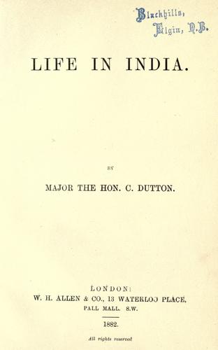Life in India