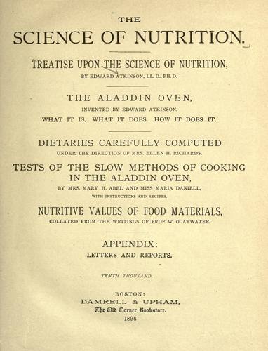The science of nutrition