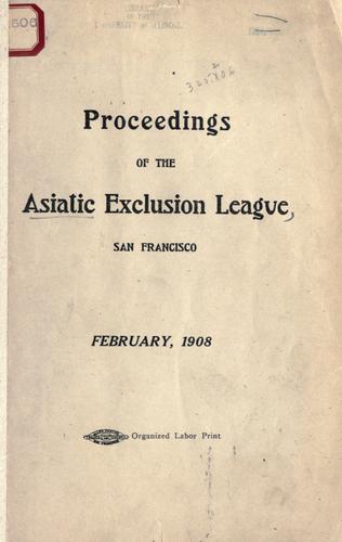 Asiatic Exclusion League of Canada