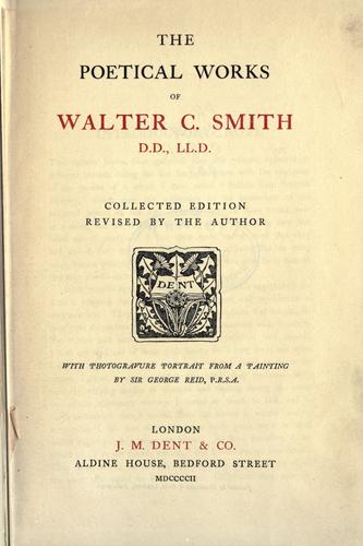 Poetical works