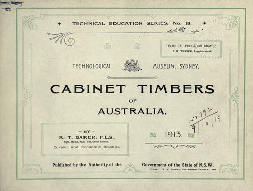 Cabinet timbers of Australia