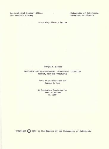Professor and practitioner: government, election reform, and the votomatic
