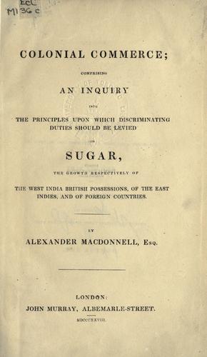 Colonial commerce