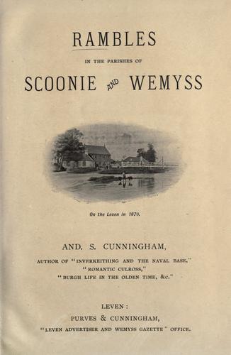 Rambles in the parishes of Scoonie and Wemyss