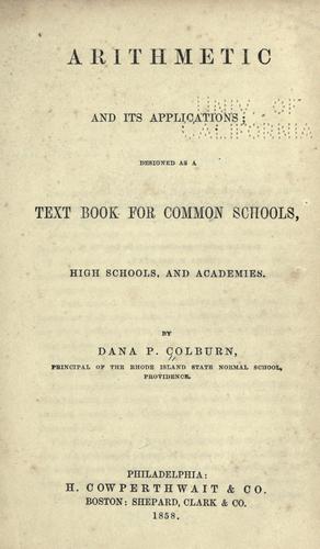 Arithmetic and its applications
