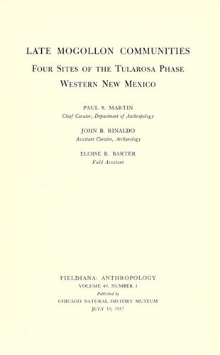 Late Mogollon communities