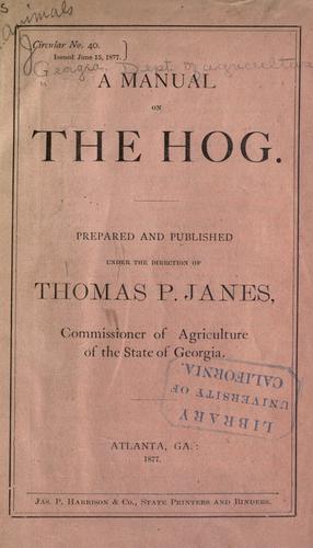 A manual on the hog