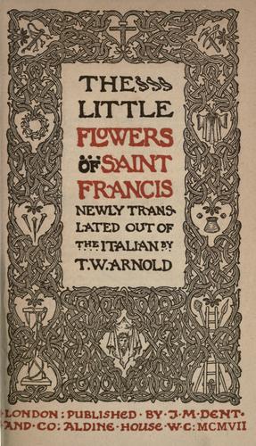 The little flowers of St. Francis
