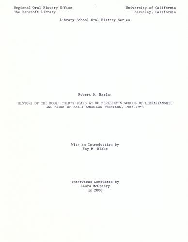 History of the book