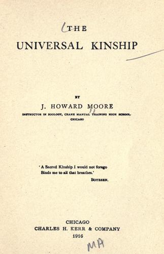 The universal kinship