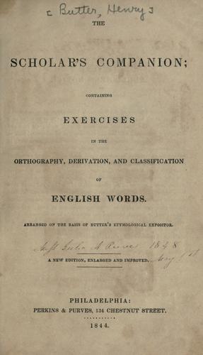 The scholar's companion