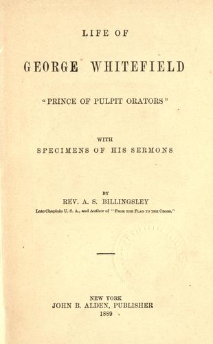 Life of George Whitefield