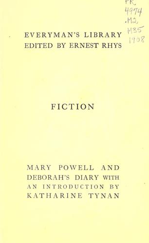 Mary Powell & Deborah's diary