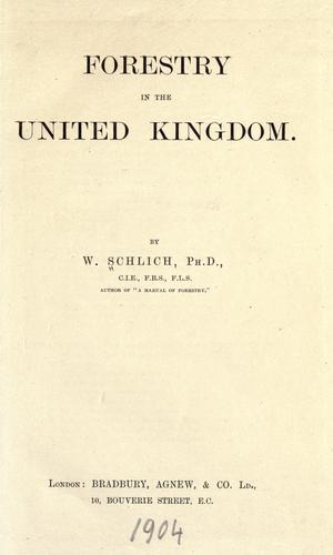 Forestry in the United Kingdom