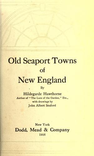 Old seaport towns of New England